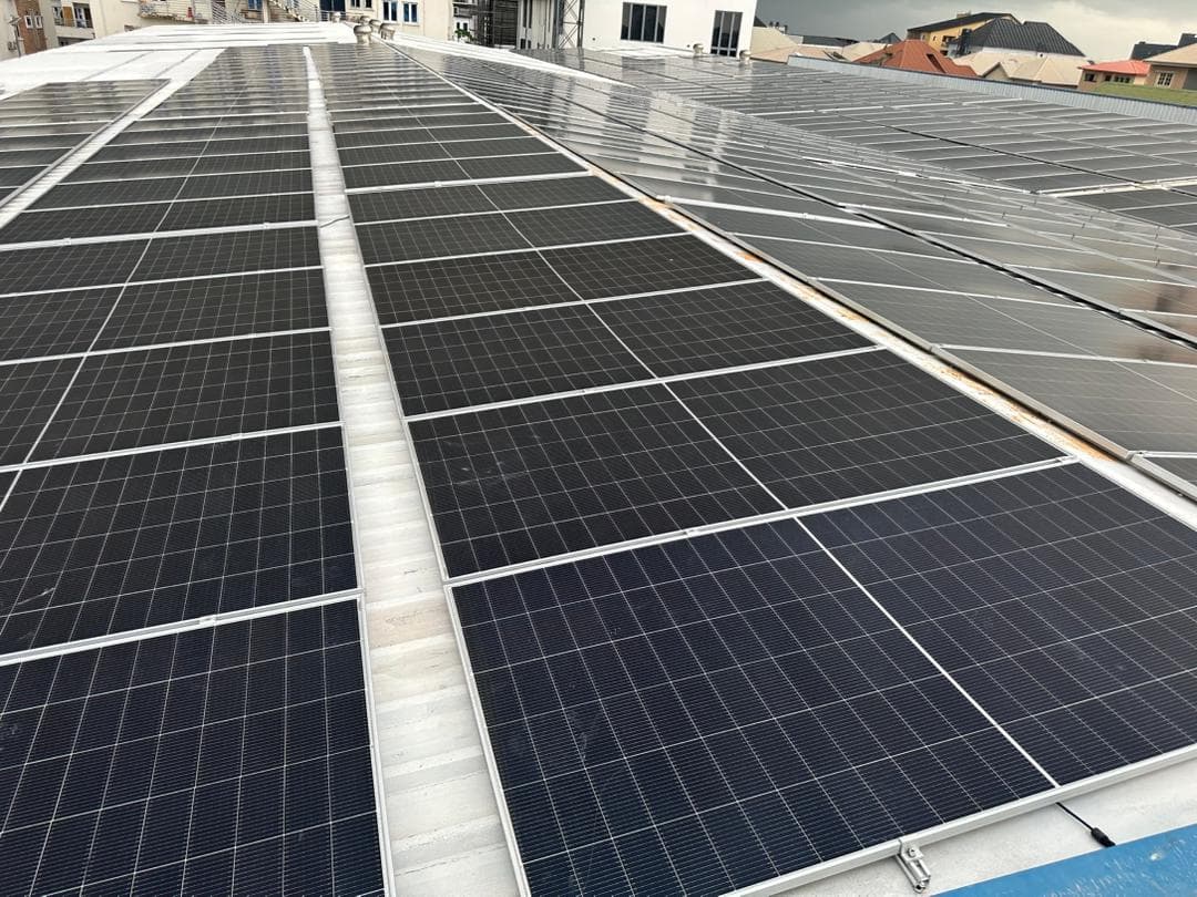 Installed Solar Panel